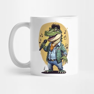 Crocodile Singing Karaoke Mug